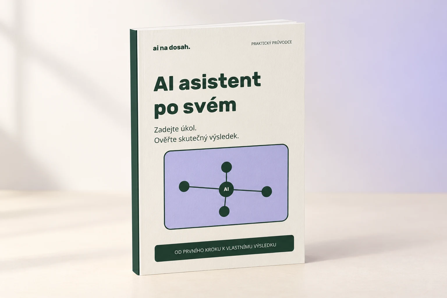 Obal e-booku AI asistent po svém