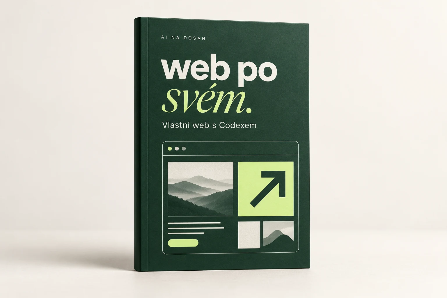Grafický obal digitálního e-booku Web po svém — Vlastní web s Codexem